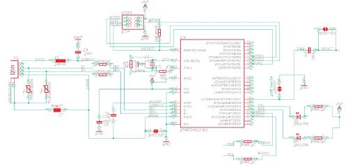 Arduino MEGA 2560 reference design schematic diagram